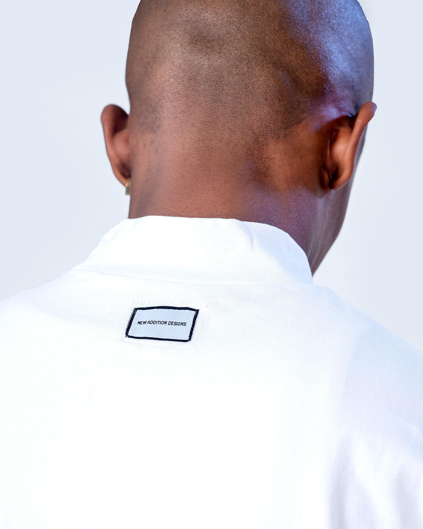 White Mockneck